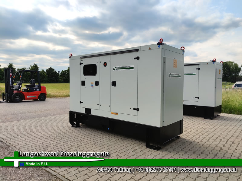 150kVA FPT-Iveco Notstromgenerator mit Schalldämmung