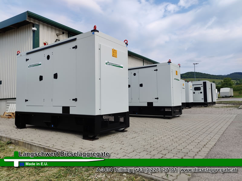 Lagernde FPT-Iveco Stromerzeuger und Notstromaggregate