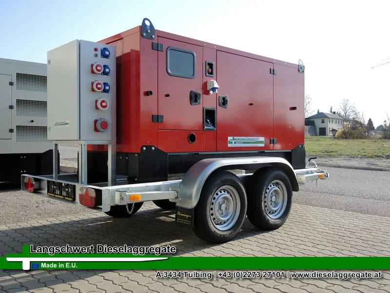 Feuerwehr: 100 kVA STROMA auf Anhänger