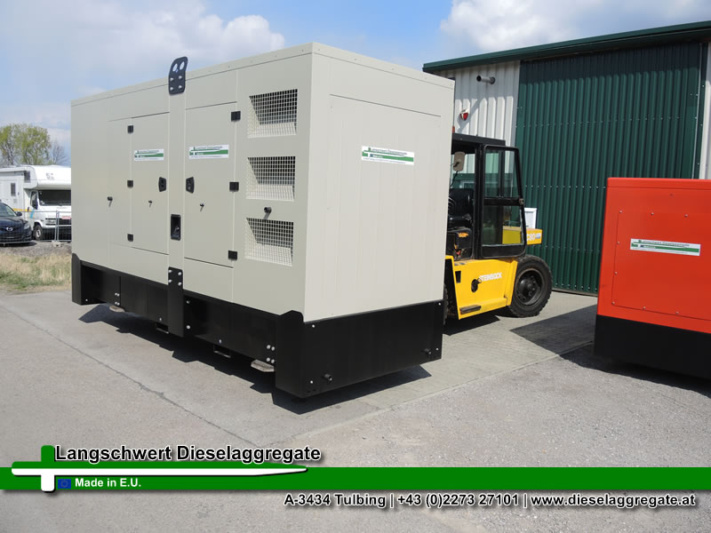 365kVA Volvo-Penta Diesel Stromerzeuger für die Inselstromversorgung einer Betriebsanlage Graz-Umgebung